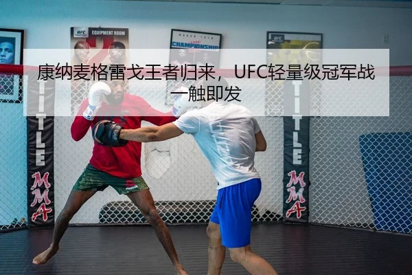 康纳麦格雷戈王者归来，UFC轻量级冠军战一触即发